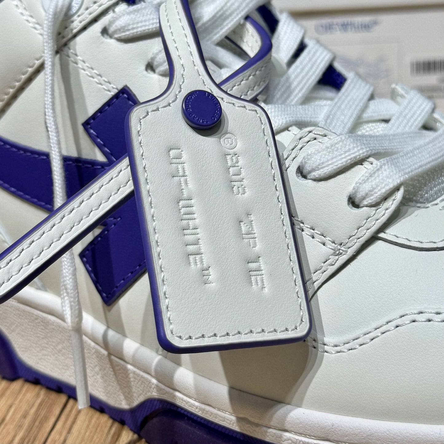 Off White Out Of Office - White & Dark Blue