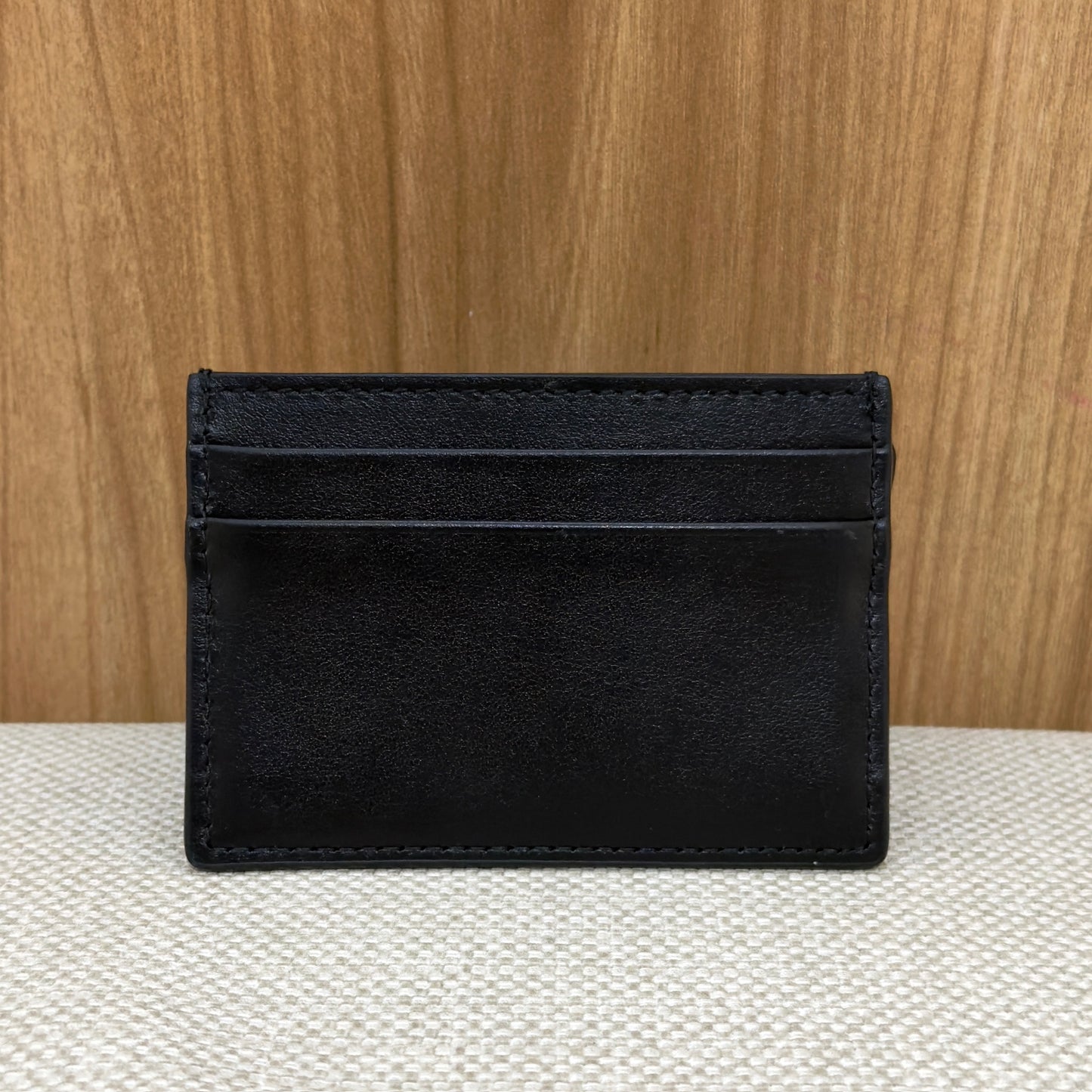 Gucci Logo Leather Card Case - Black