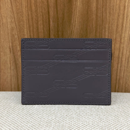 Balenciaga Monogram BB Card Holder - Grey