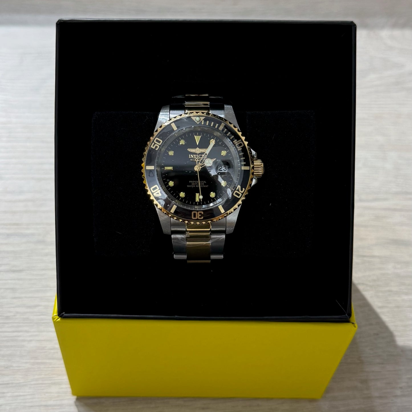 Invicta Pro Diver Watch Steel 40mm - Gold & Grey