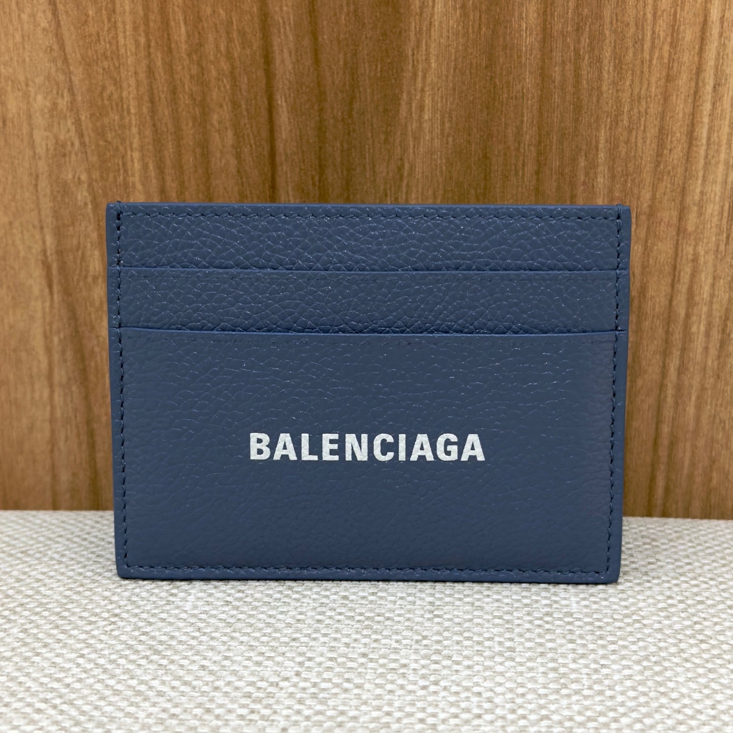 Balenciaga Logo Card Holder - Blue