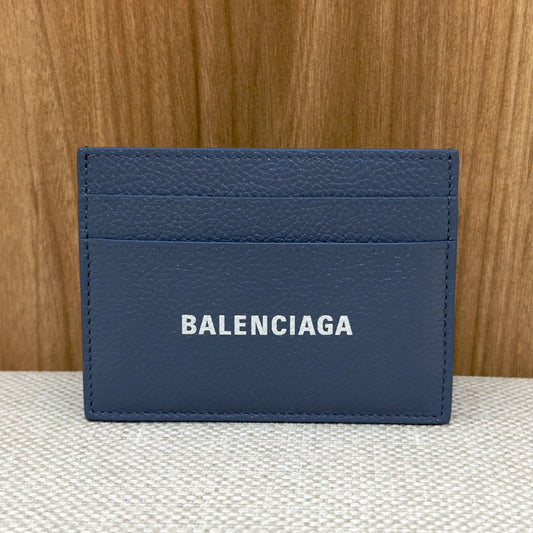 Balenciaga Logo Card Holder - Blue