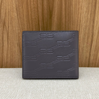 Balenciaga Monogram BB Wallet - Grey