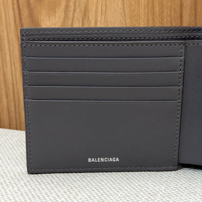 Balenciaga Monogram BB Wallet - Grey