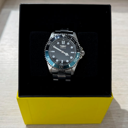 Invicta Pro Diver Watch Steel 43mm - Grey & Black