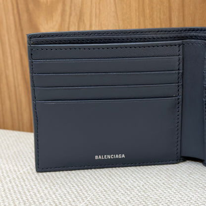 Balenciaga Monogram BB Wallet - Blue