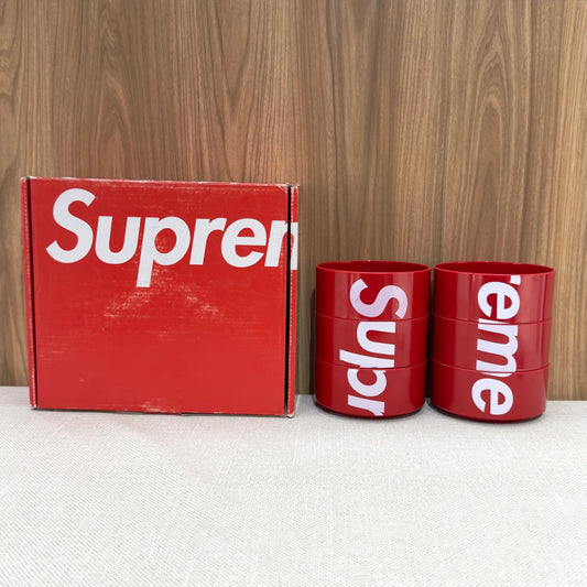 Supreme Heller Bowls Sets of 6 - Red