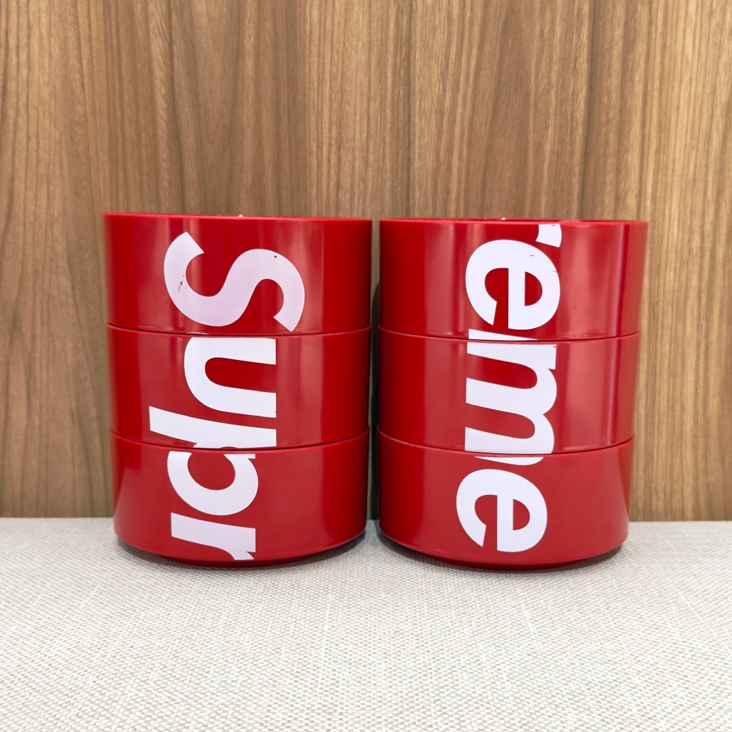 Supreme Heller Bowls Sets of 6 - Red