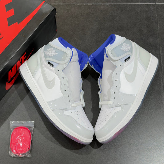 Jordan 1 High Zoom - White / Racer Blue