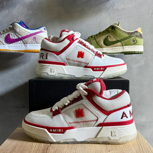 Amiri MA-1 -  White & Red