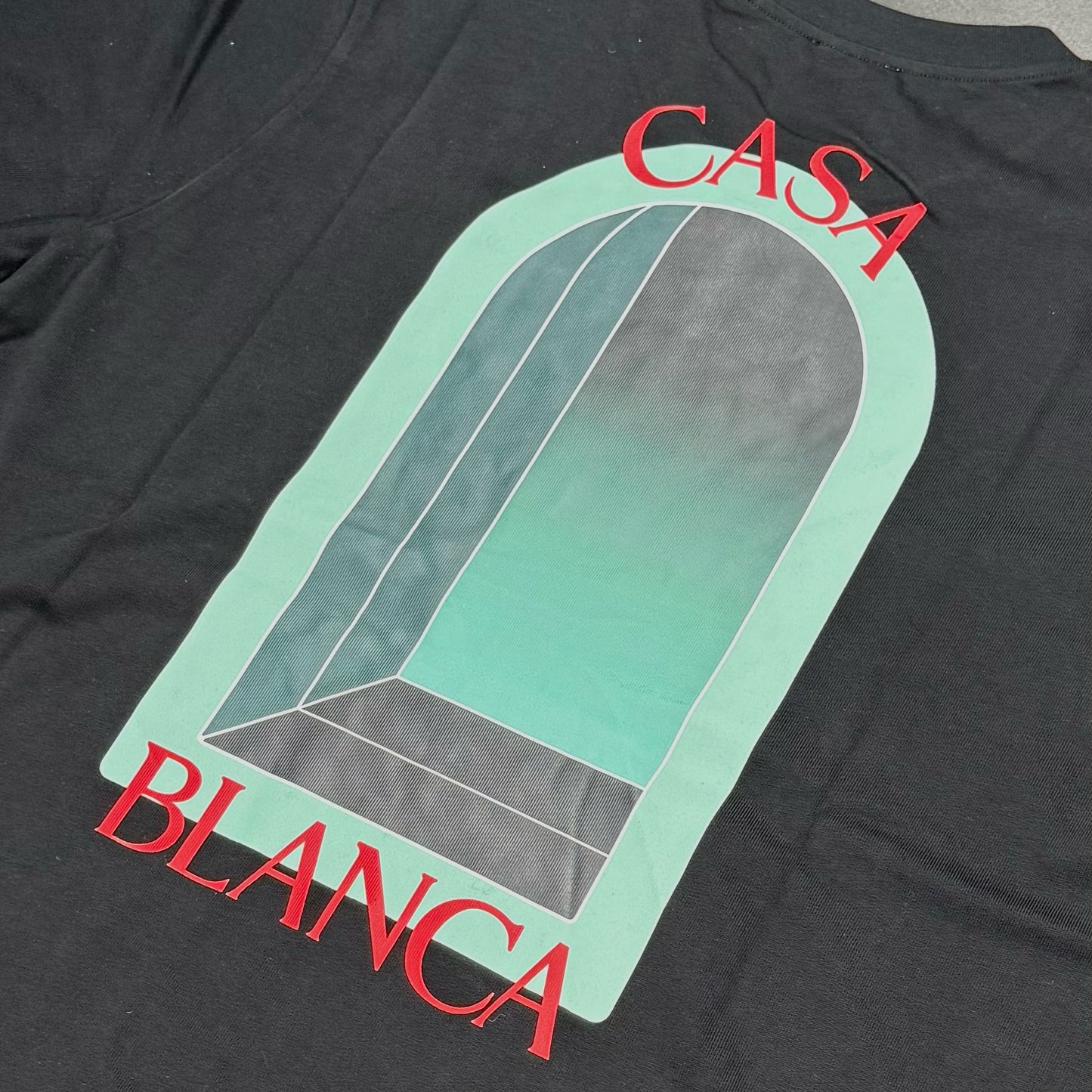 Casablanca L'Arch Printed Tee - Black
