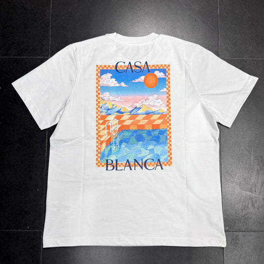 Casablanca Surreal Pool - White