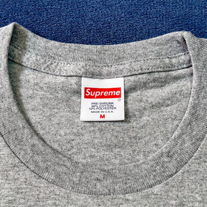 Supreme New York Tee - Heather Grey