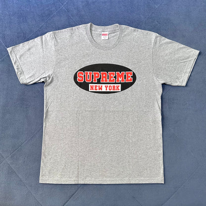 Supreme New York Tee - Heather Grey