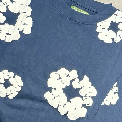 Denim Tears The Cotton Wreath Long Sleeve - Navy