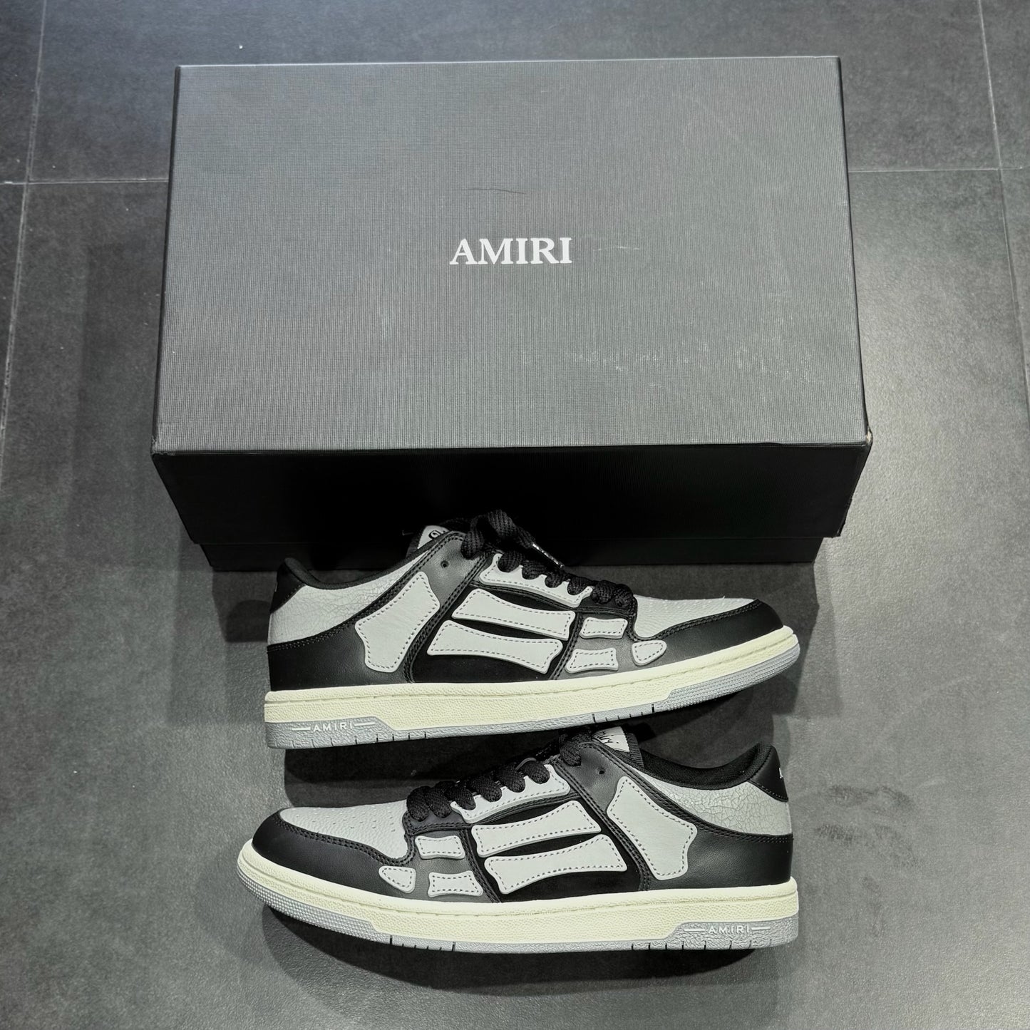 Amiri Skel Top Low - Asphalt