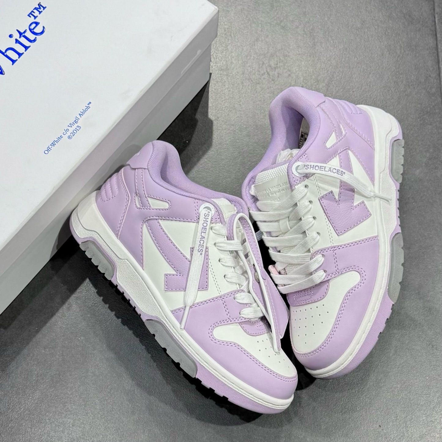Off White Out Of Office - Lavander & White