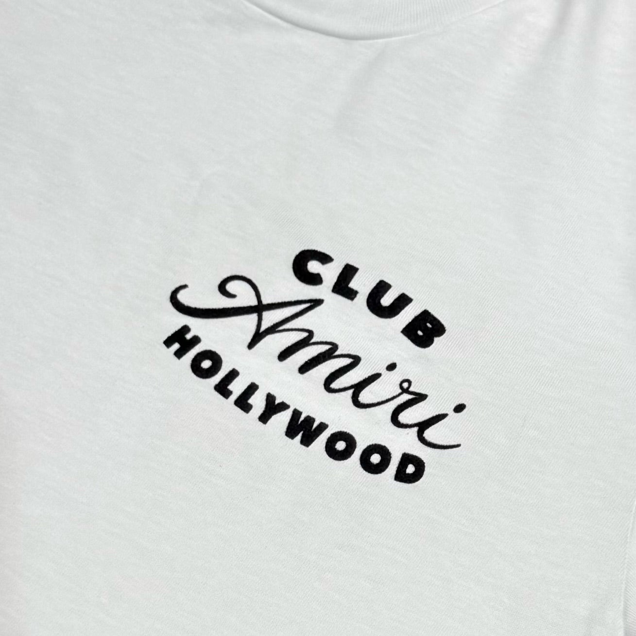 Amiri Club Logo Tee - White