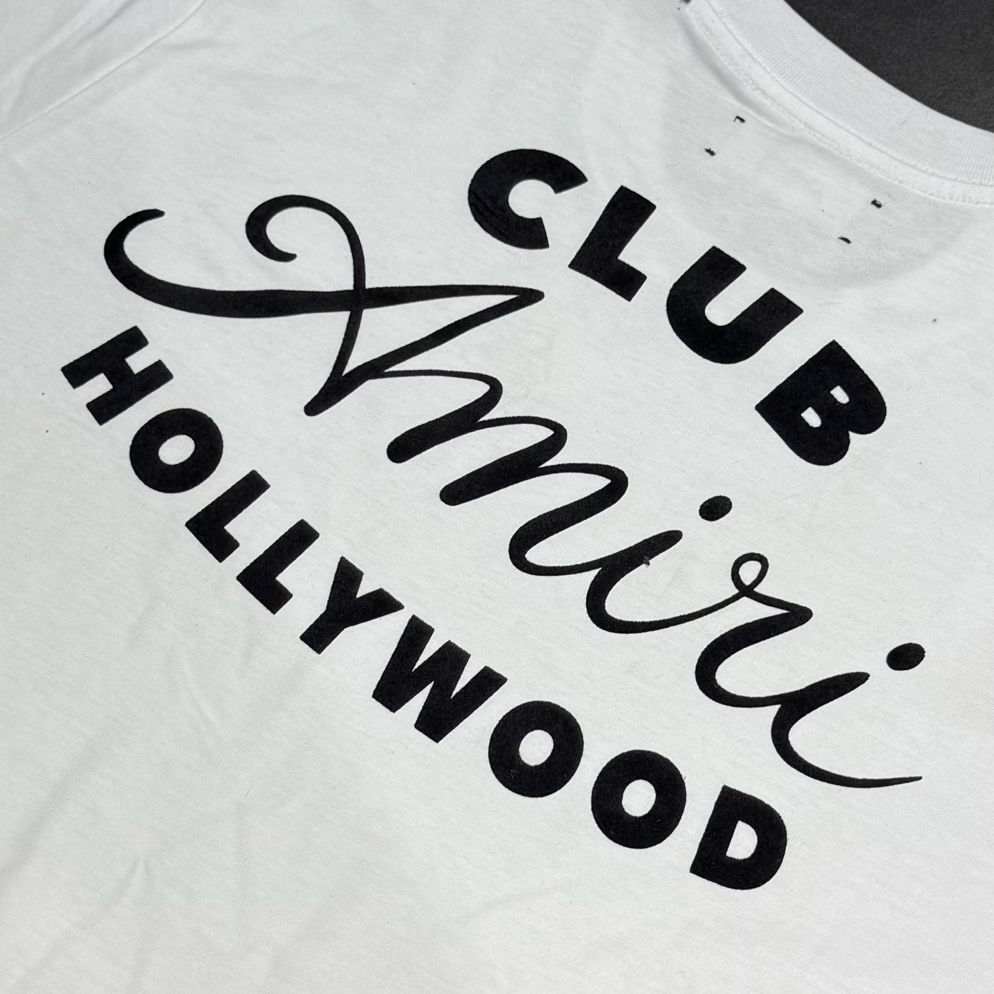 Amiri Club Logo Tee - White