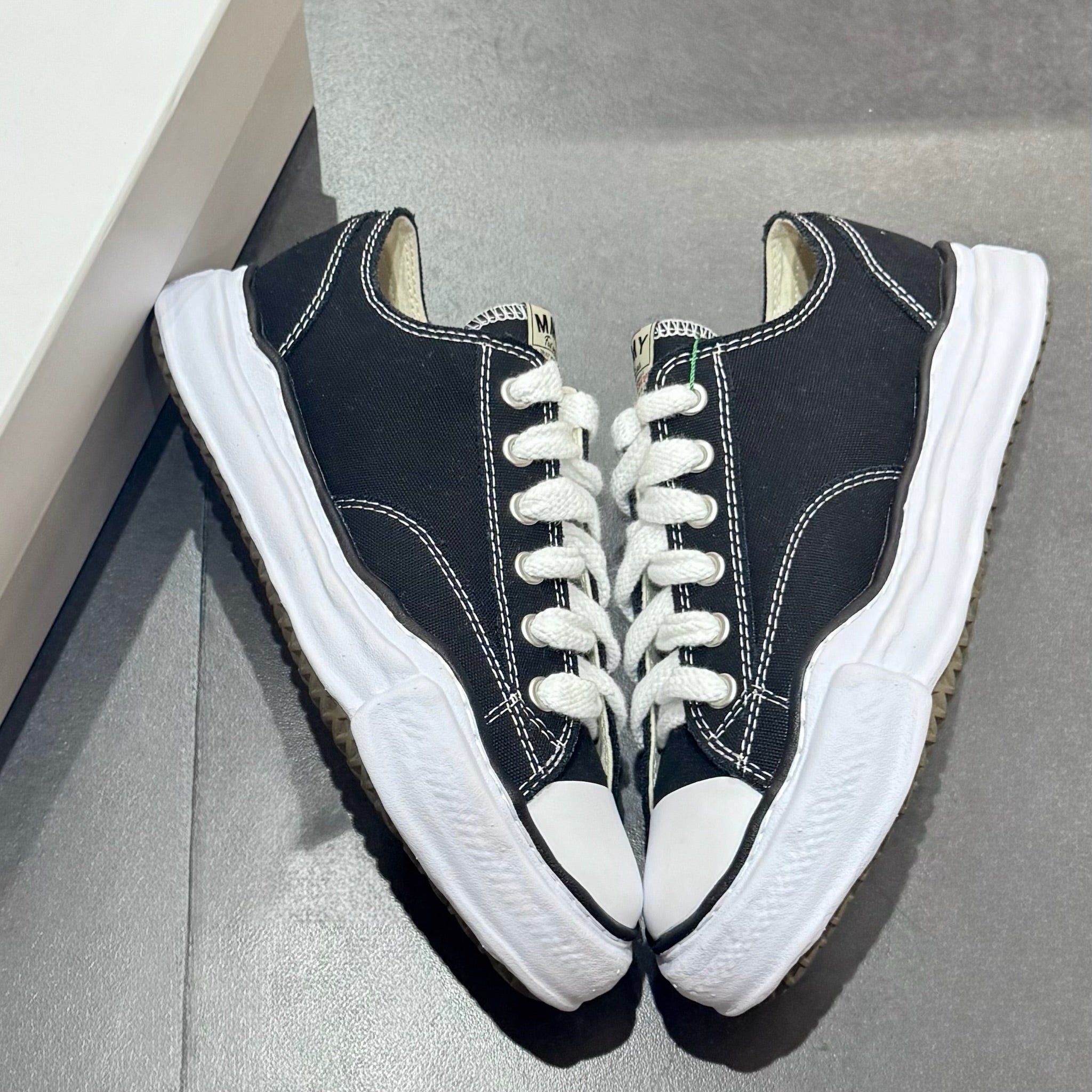 Maison Mihara Yasuhiro Peterson OG Sole Canvas Low - Black – Pulse