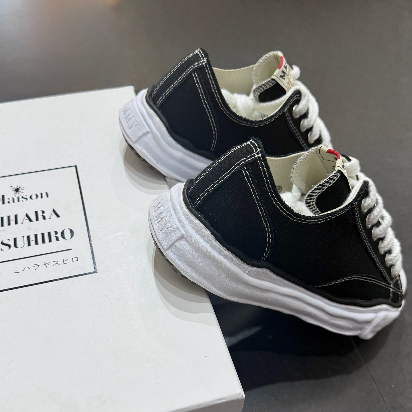 Maison Mihara Yasuhiro Peterson OG Sole Canvas Low - Black