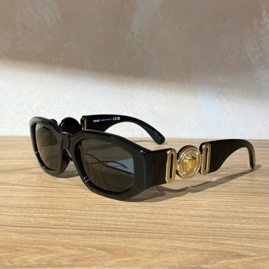 Versace Biggie Medusa Sunglasses - Black