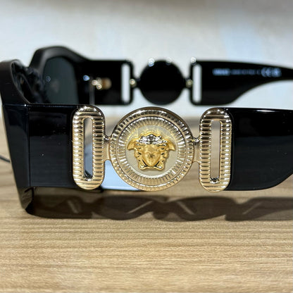 Versace Biggie Medusa Sunglasses - Black