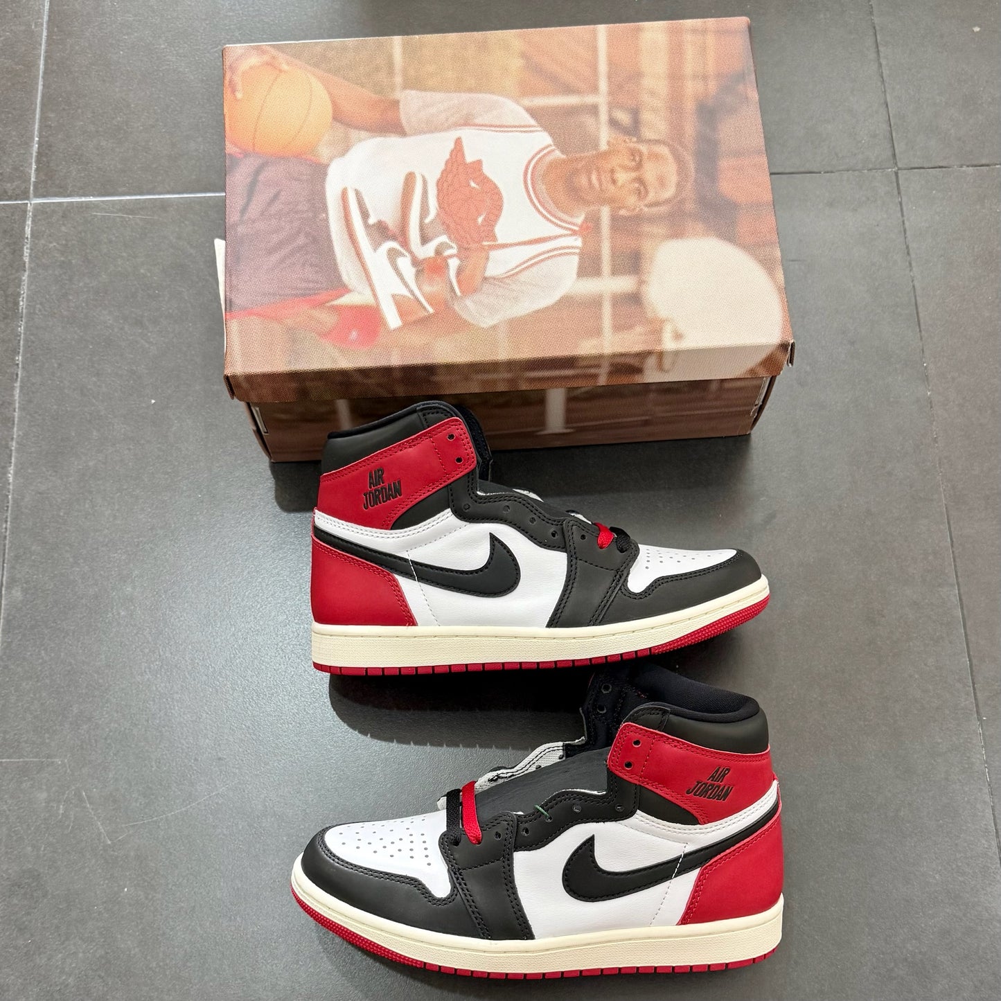 Jordan 1 High Reimagined - Black Toe