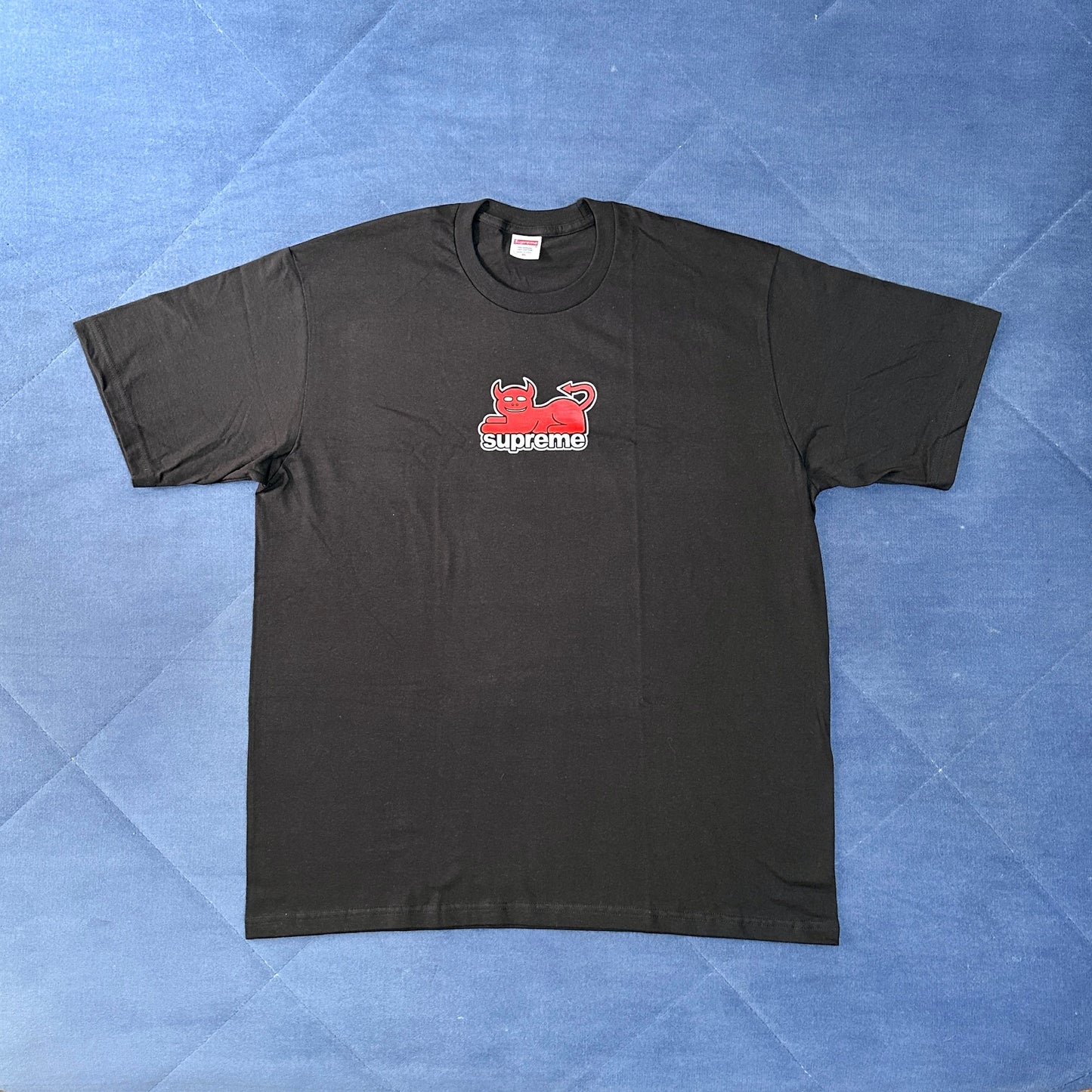 Supreme x Toy Machine Devil Cat Tee - Black