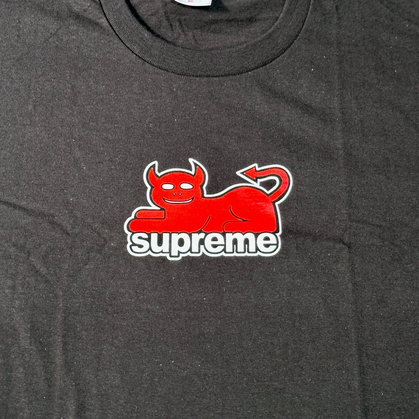 Supreme x Toy Machine Devil Cat Tee - Black