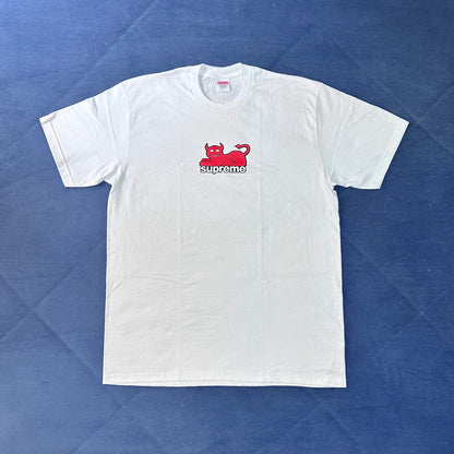 Supreme x Toy Machine Devil Cat Tee - White