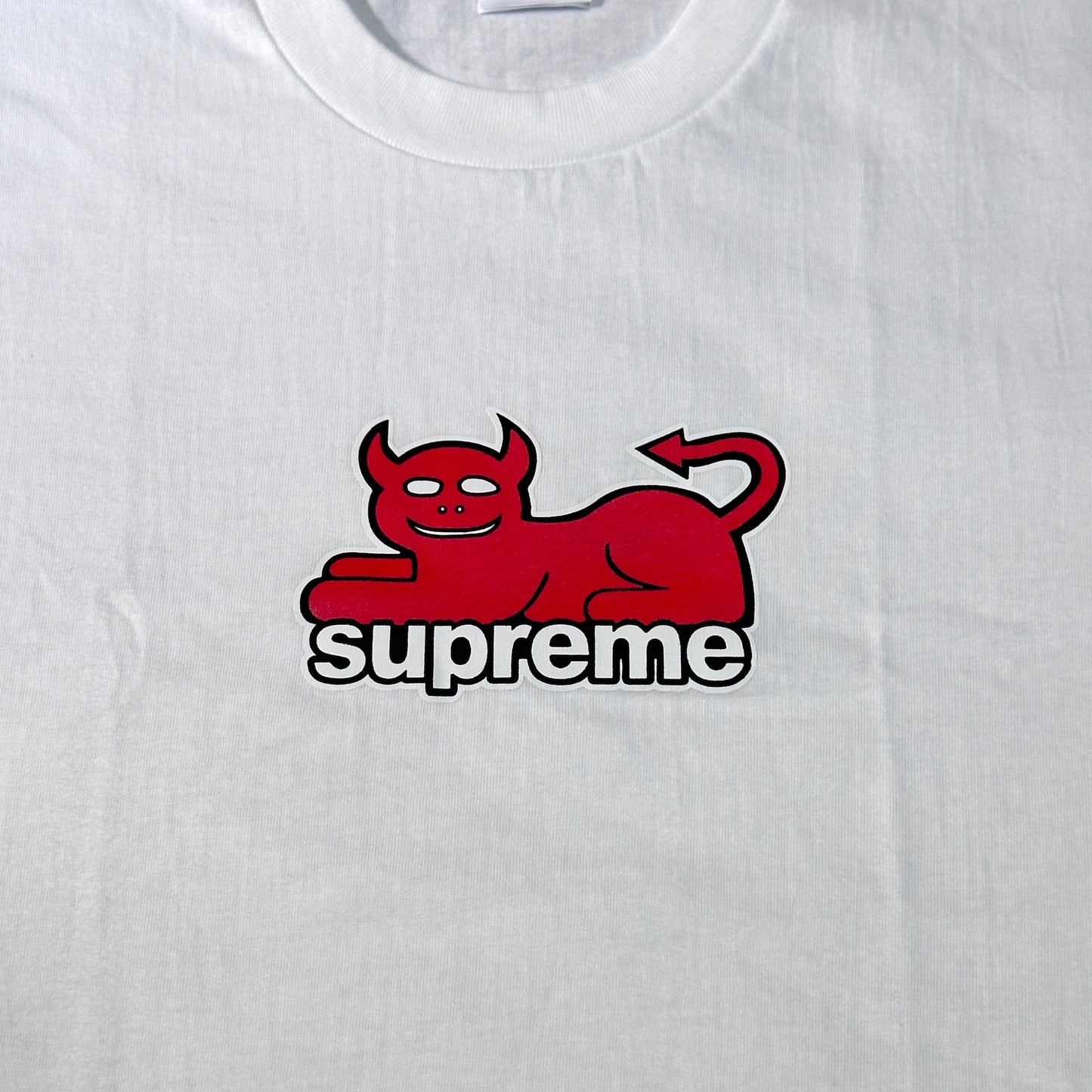 Supreme x Toy Machine Devil Cat Tee - White