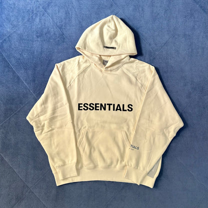 Essentials Hoodie Silicone Boxy - Buttercream