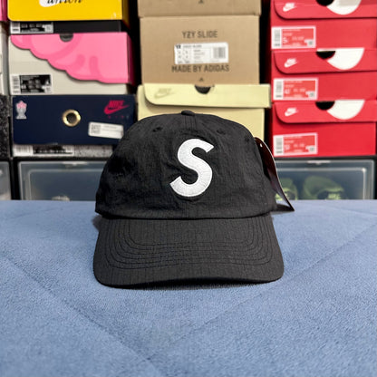 Supreme x Cordura Ripstop S Logo 6 Panel - Black