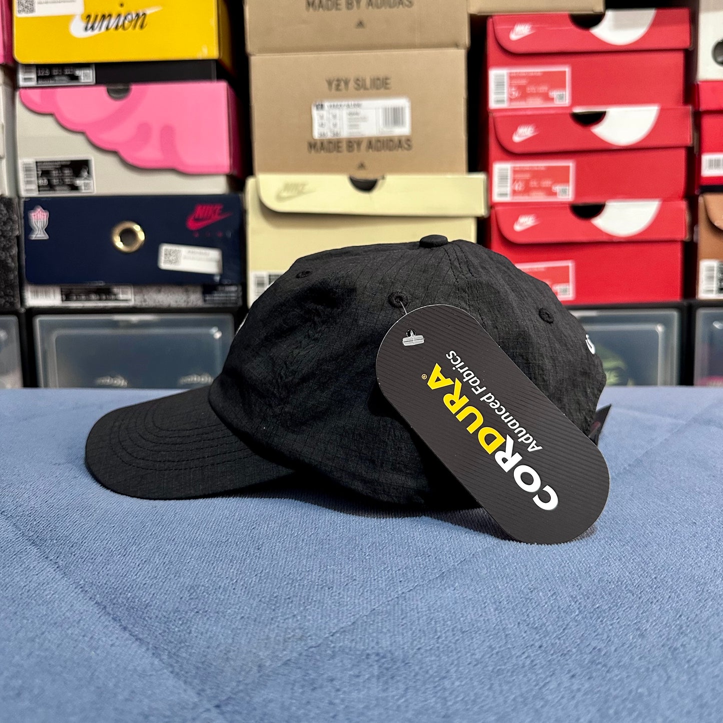 Supreme x Cordura Ripstop S Logo 6 Panel - Black