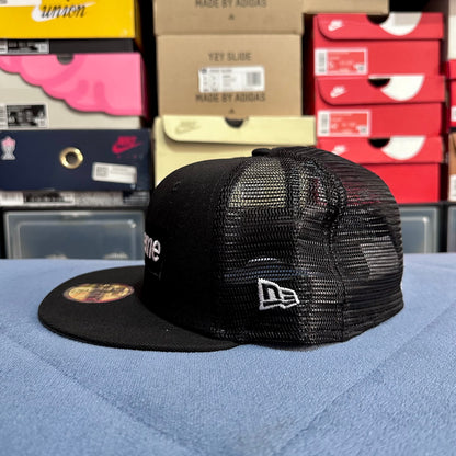 Supreme x New Era Box Logo Mesh Back Hat - Black