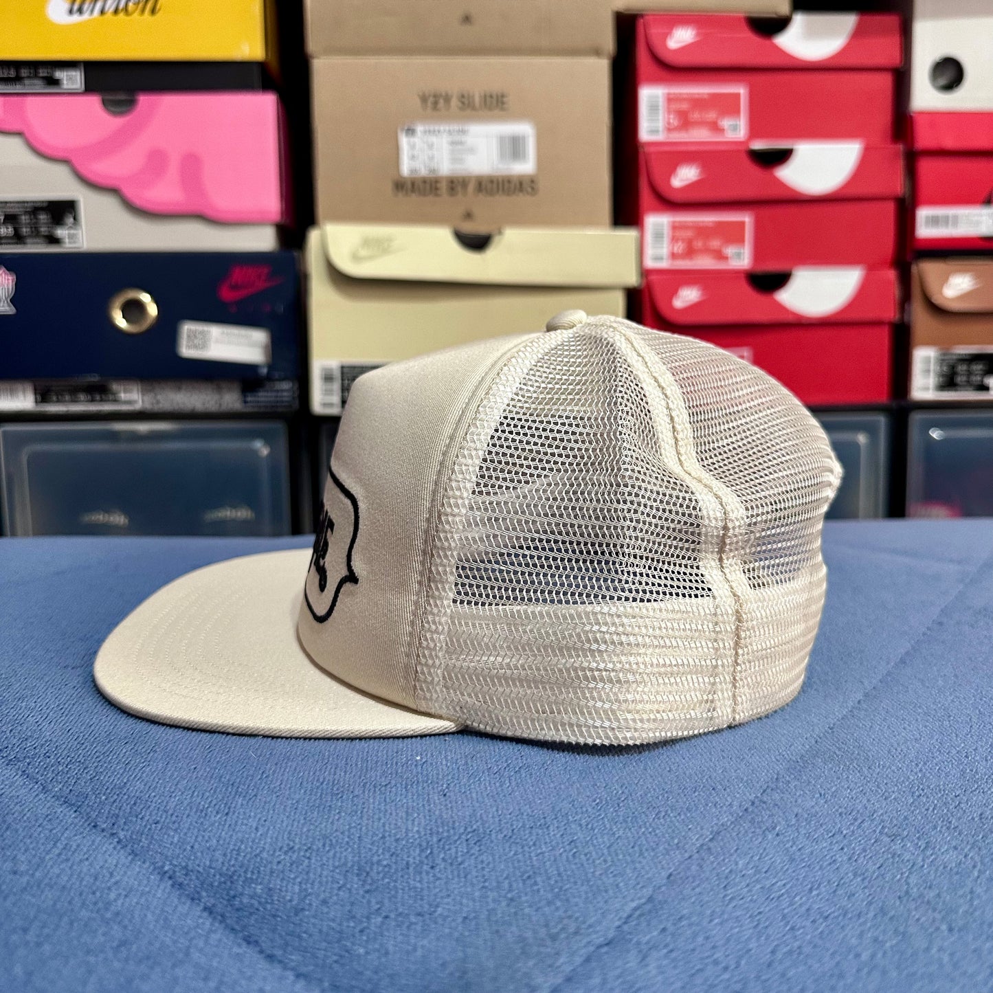 Supreme Highest Mesh Back 5 Panel Hat - Stone