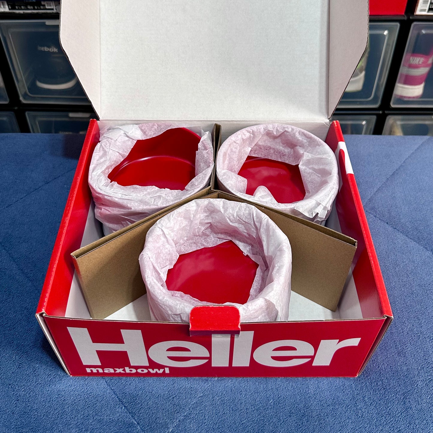 Supreme Heller Bowls Sets of 6 - Red