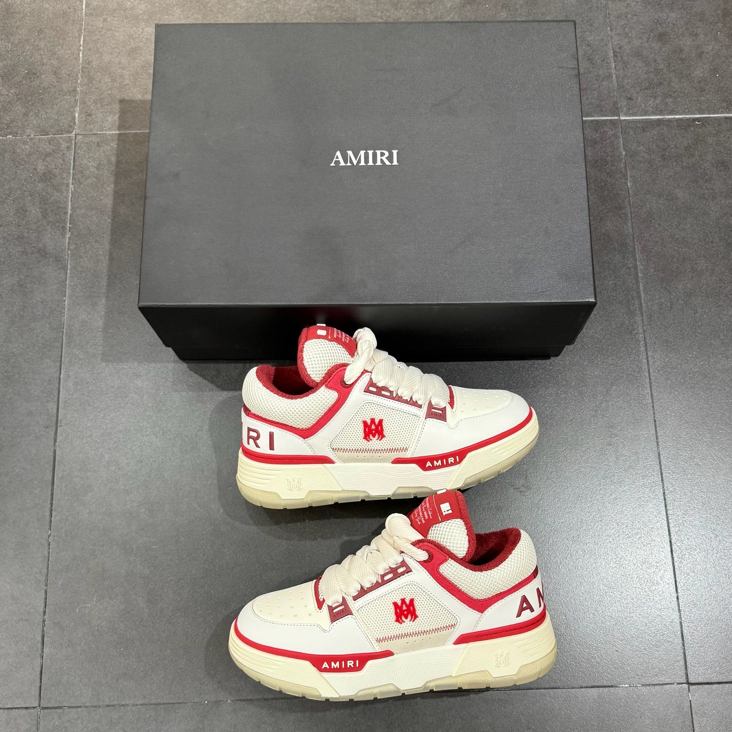 Amiri MA-1 -  White & Red