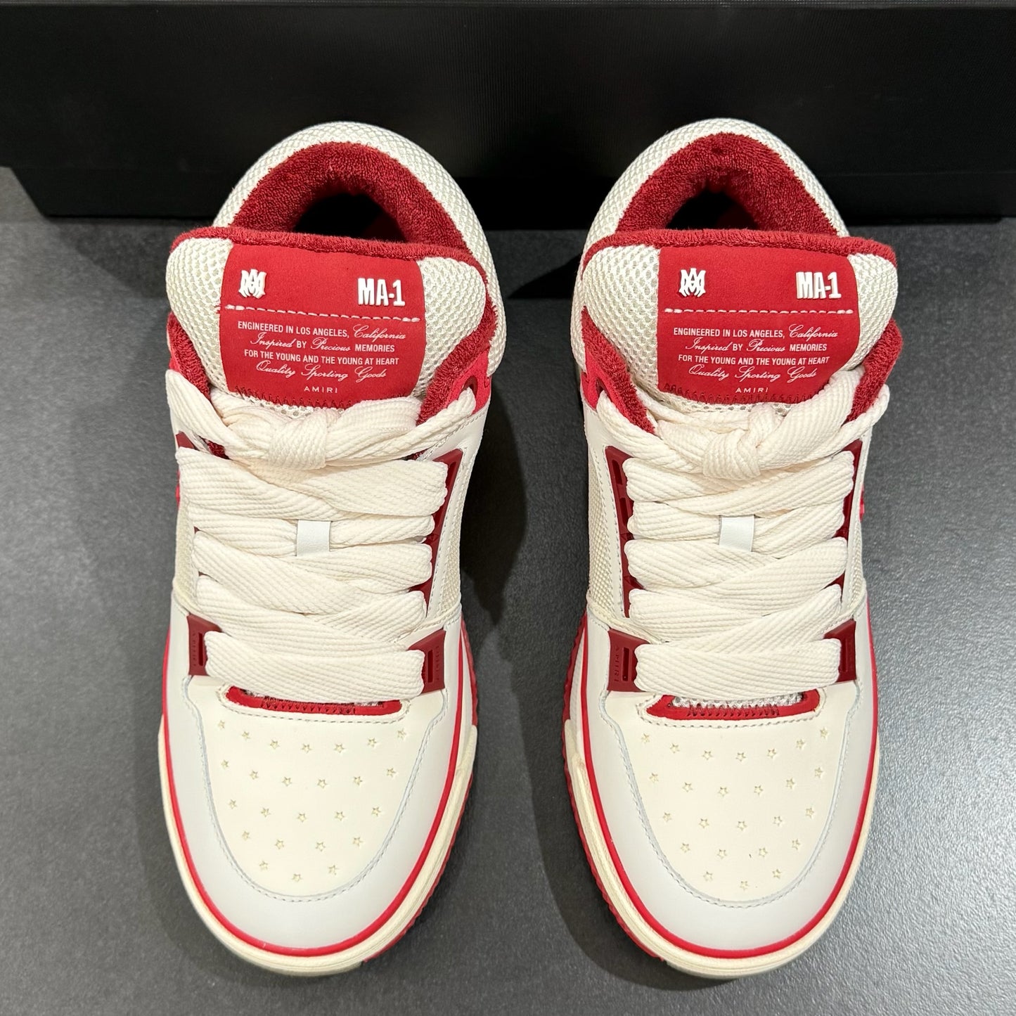 Amiri MA-1 -  White & Red