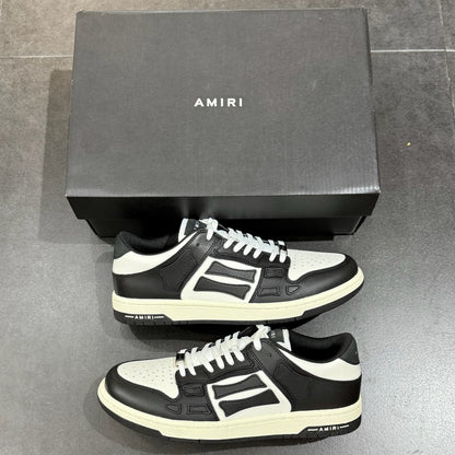 Amiri Skel Top Low - Black & White