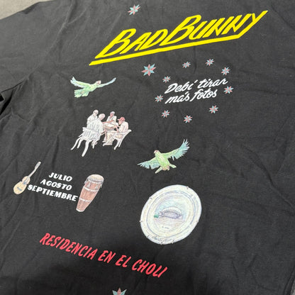 Bad Bunny Merch No Me Quiero Ir De Aqui Tee - Black