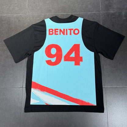 Bad Bunny Merch Puerto Rico Jersey Tee - Black & Blue
