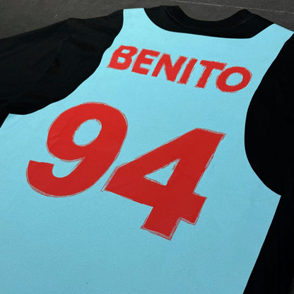 Bad Bunny Merch Puerto Rico Jersey Tee - Black & Blue
