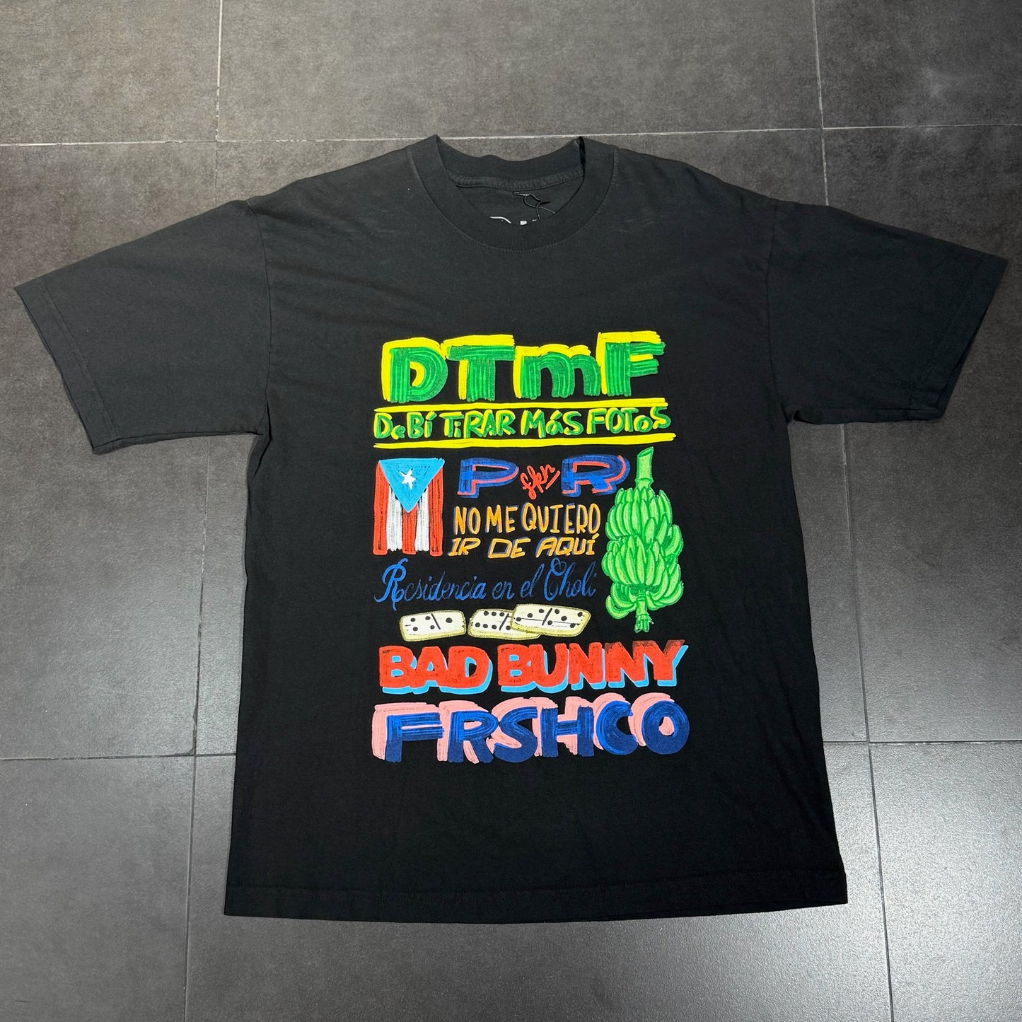 Frsh x Bad Bunny DTMF Tee - Black