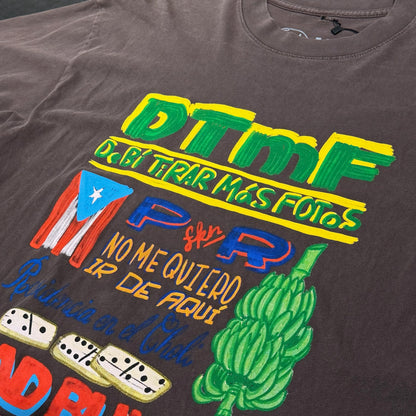 Frsh x Bad Bunny DTMF Tee - Brown
