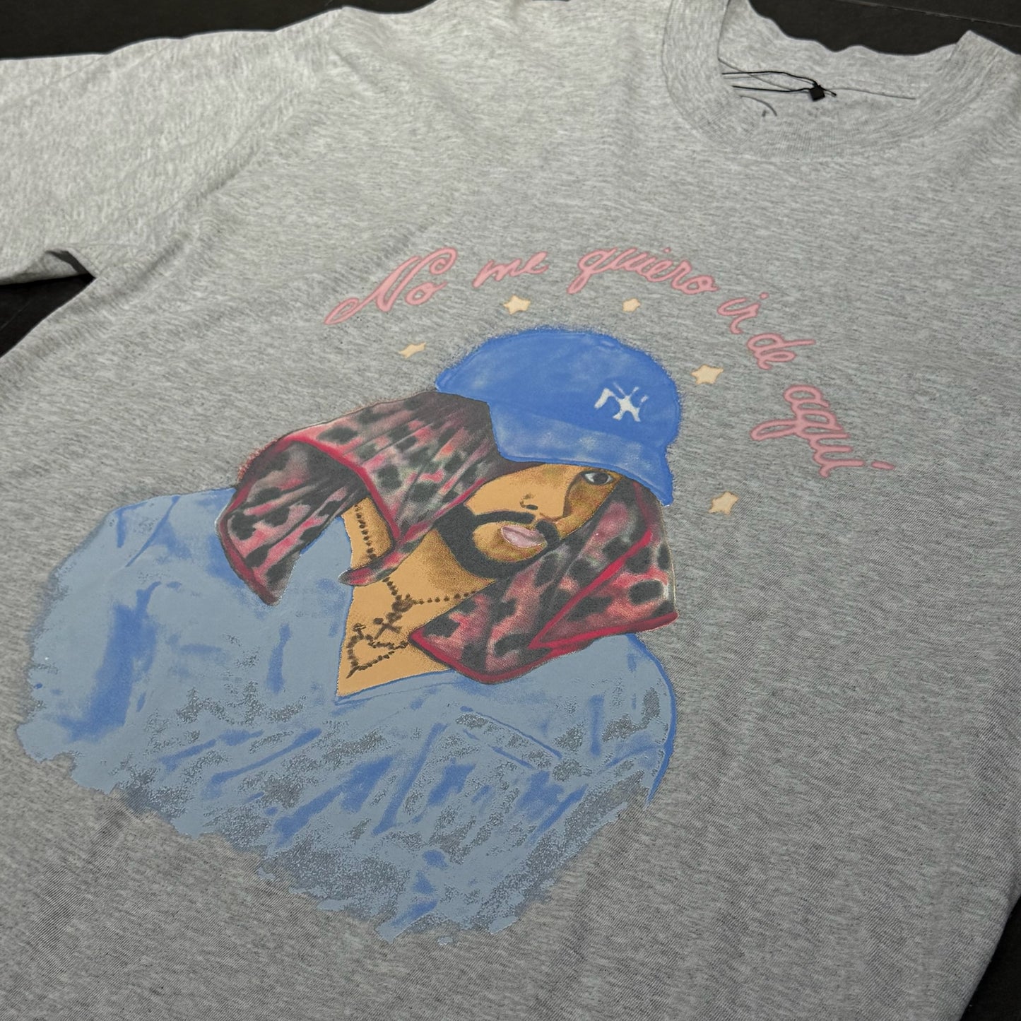 Frsh x Bad Bunny NMQIDA Tee - Grey