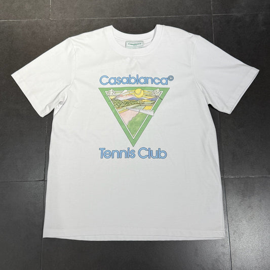 Casablanca Tennis Club Icon Tee - White