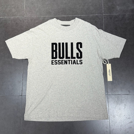 Essentials Bulls Tee - Warm Heather