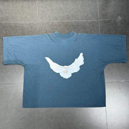 Yeezy x GAP x Balenciaga Dove No Seam Tee - Dark Blue